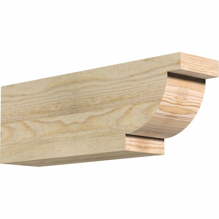 Ekena Millwork Alpine Rough Sawn Rafter Tail, Douglas Fir, 4"W x 6"H x 18"L RFT04X06X18ALP00RDF